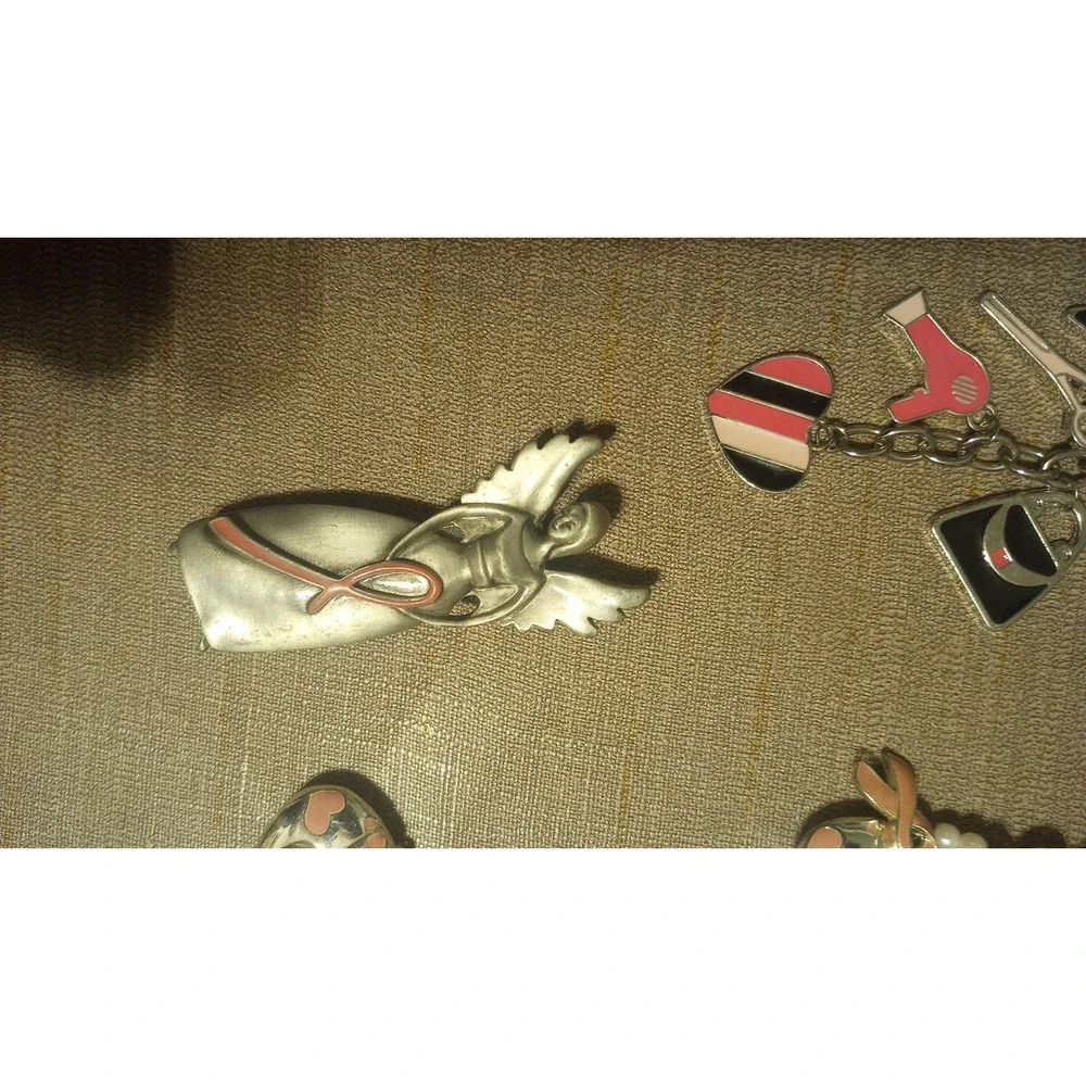 BCA‎ Keychain Pink Ribbon Breast Cancer Awareness Lot 1 Magnet